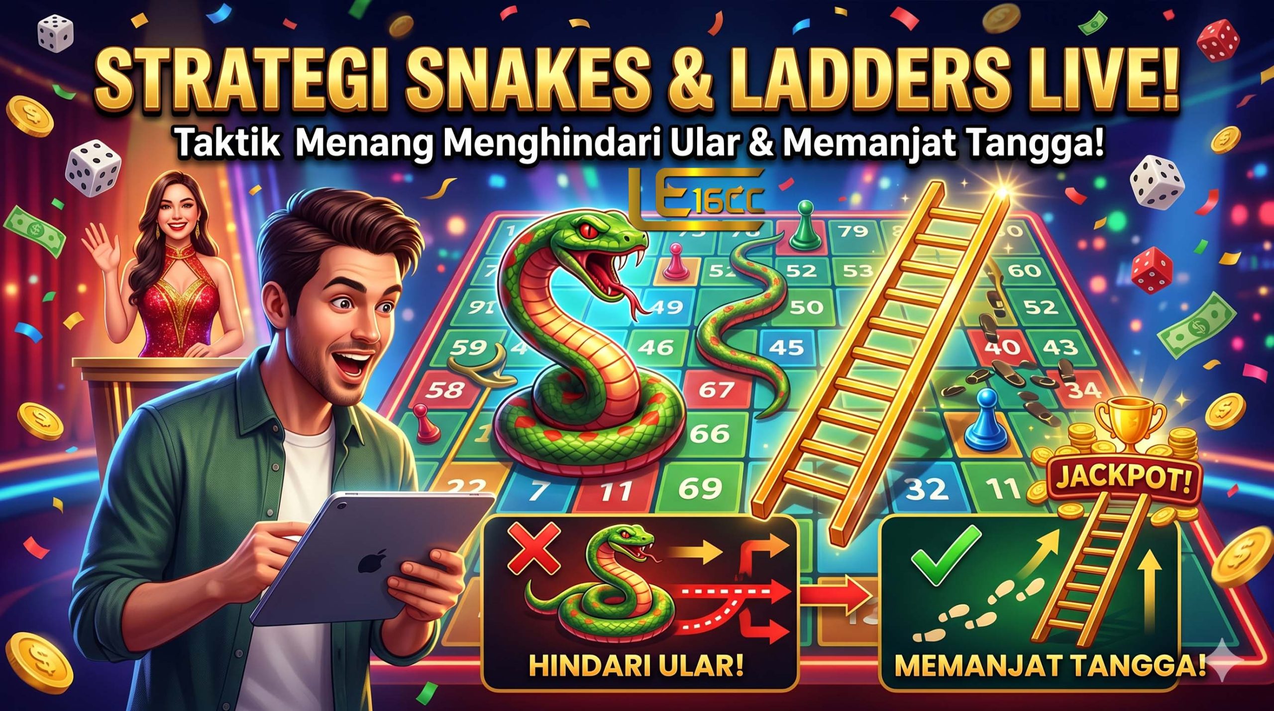 Strategi Snakes & Ladders Live: Taktik Menghindari Ular dan Memanjat Tangga Kemenangan